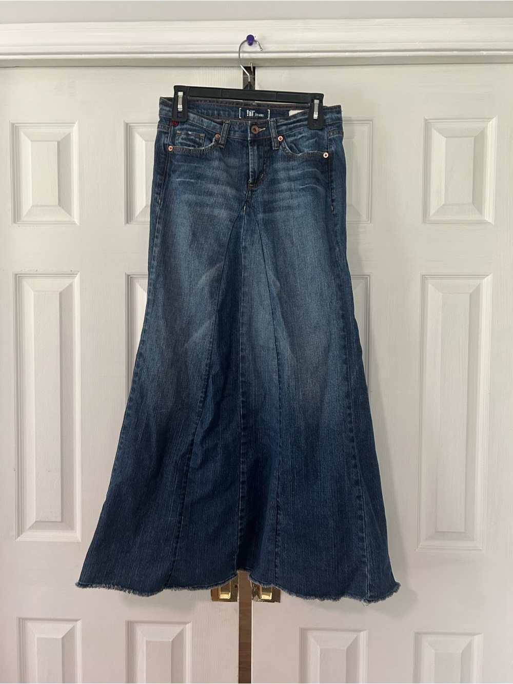 !it Jean skirt Star series size 26 waist (2/4) maxi denim